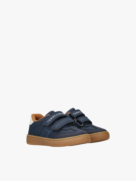 Blue Flag Low Cut Velcro Sneakers  Kids Unisex