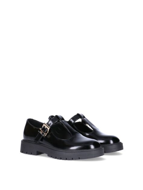 Negru Pantofi Low Cut Cu Toc In Stil Block  Fete