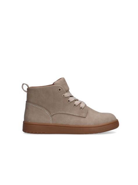 Beige Lace-Up Bootie  Kids Unisex