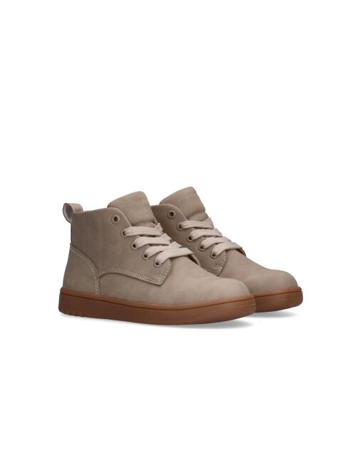 Beige Lace-Up Bootie  Kids Unisex
