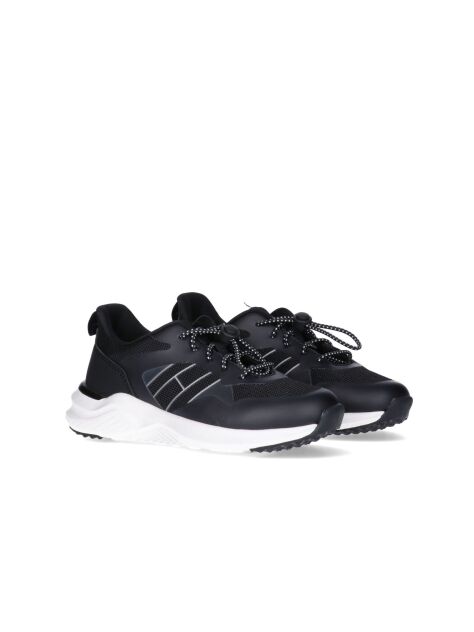 Negru Sneakers Cu Sireturi Low Cut  Copii unisex