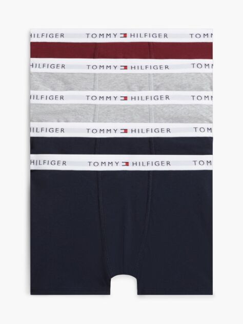 Multi 5-Pack Boxeri Cu  Signature Logo Pe Talie  Baieti