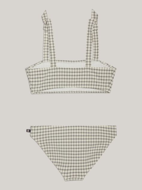 Multi Set De Baie Retro Cu Sutien Bralette Si Funda  Fete