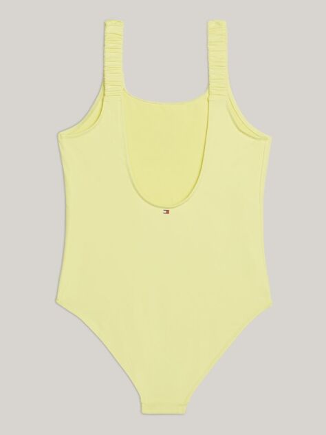 Galben Costum De Baie Hilfiger Monotype  Fete