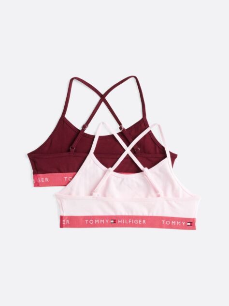 Multi Set 2 Bustiere Bralette Necaptusite Cu Bretele Crossover  Fete