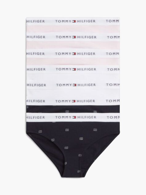 Multi Set de 7 Chiloti Cu Logo Imprimat Pe Talie  Fete