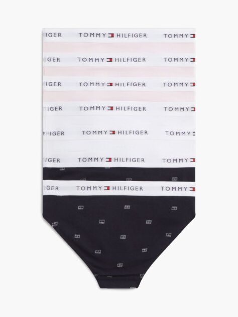 Multi Set de 7 Chiloti Cu Logo Imprimat Pe Talie  Fete