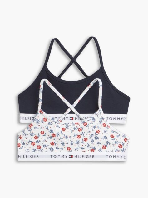 Blue 2-Pack Signature Essential Print Bralettes  Girls
