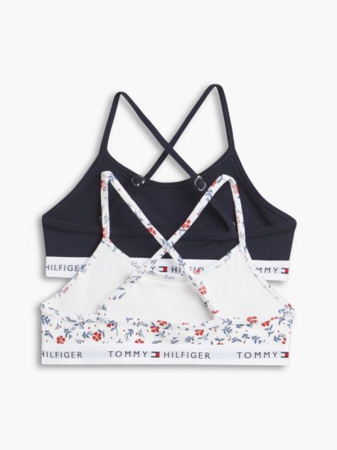 Blue 2-Pack Signature Essential Print Bralettes  Girls