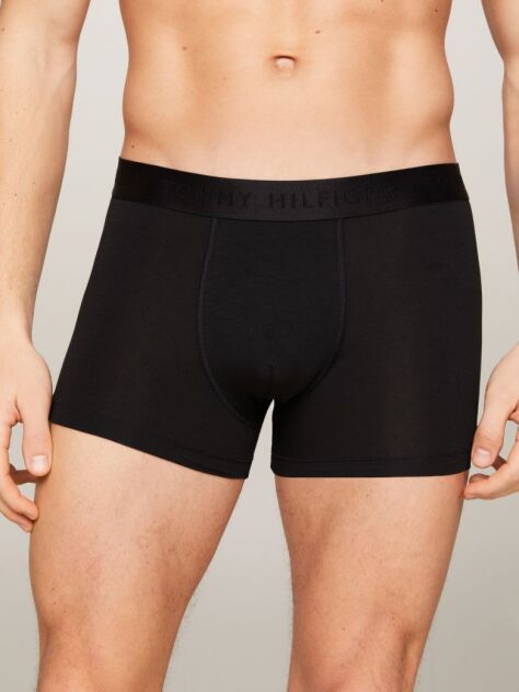 Negru 3-Pack Boxeri Cu Logo Tonal  Barbati
