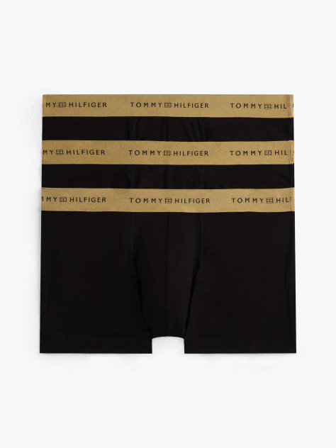 Negru Set Cadou 3 Perechi De Boxeri Cu Logo Metallic  Barbati