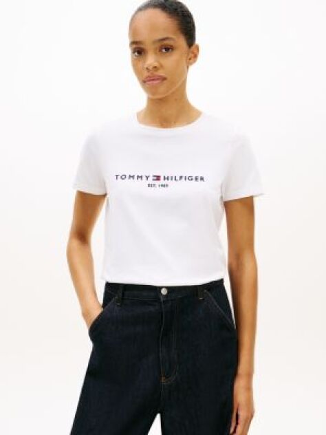 White ORGANIC COTTON T-SHIRT AND LOGO  Women