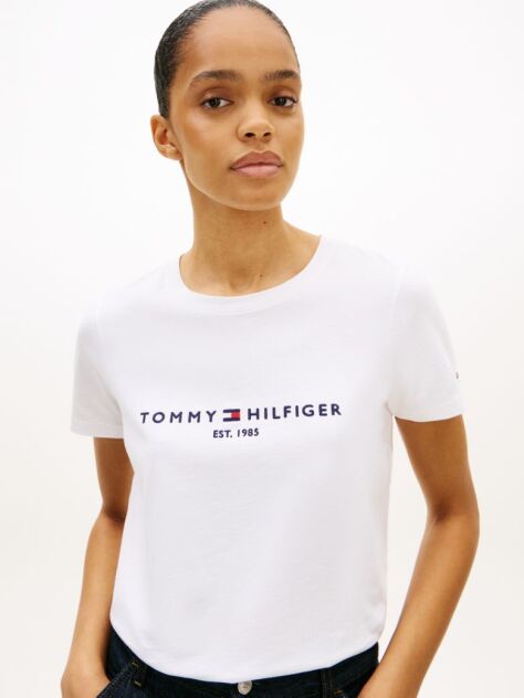 White ORGANIC COTTON T-SHIRT AND LOGO  Women