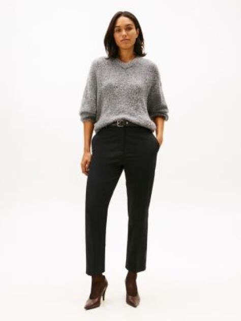 Negru Chino Slim Fit Drepti  Femei