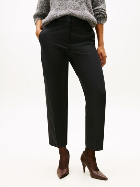 Negru Chino Slim Fit Drepti  Femei