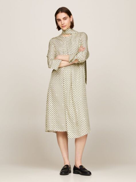 Multi Rochie Midi Relaxed Fit Cu Imprimeu Foulard  Femei