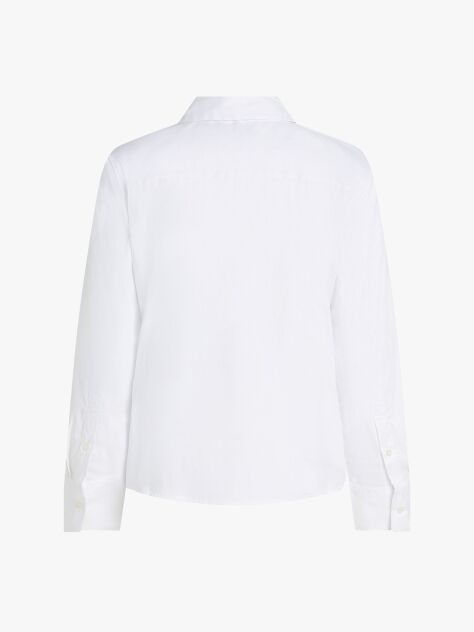 Alb Camasa Regular Fit Din Poplin  Femei