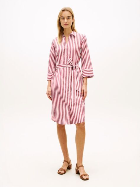 Multi Rochie Camasa Midi Relaxata Cu Centura  Femei