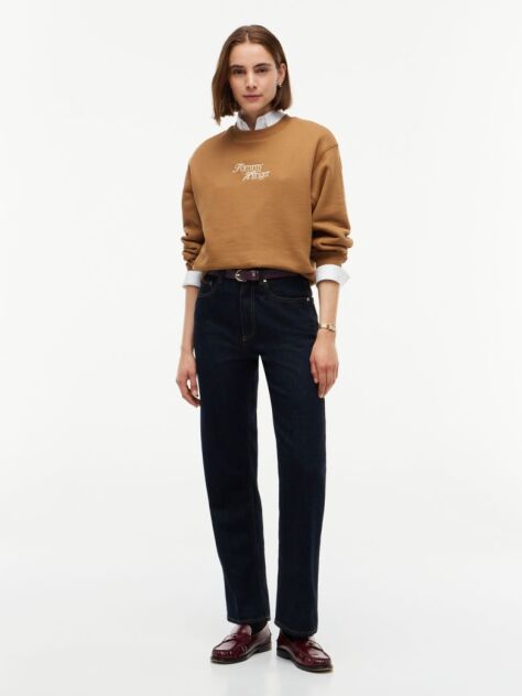 Maro Bluza De Trening Din Terry Cu Croiala Lejera Si Logo  Femei