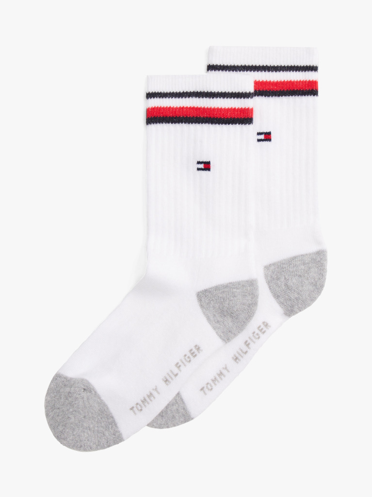 White 2-Pack TH Kids Iconic Sports Sock  Kids Unisex