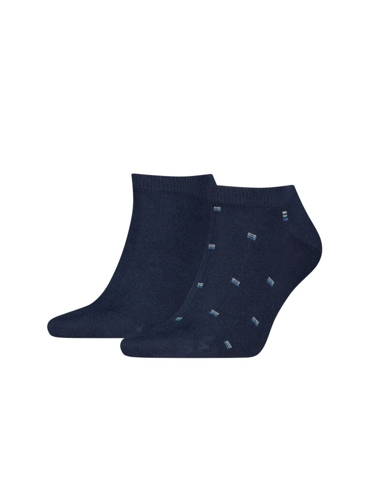 Blue 2-Pack Trainer Socks  Men