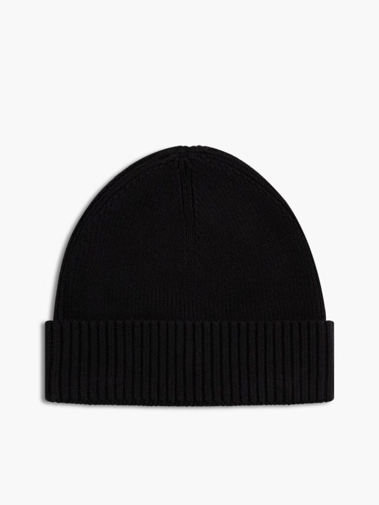 Negru Caciula Cu Casmir Hilfiger Flag   Barbati