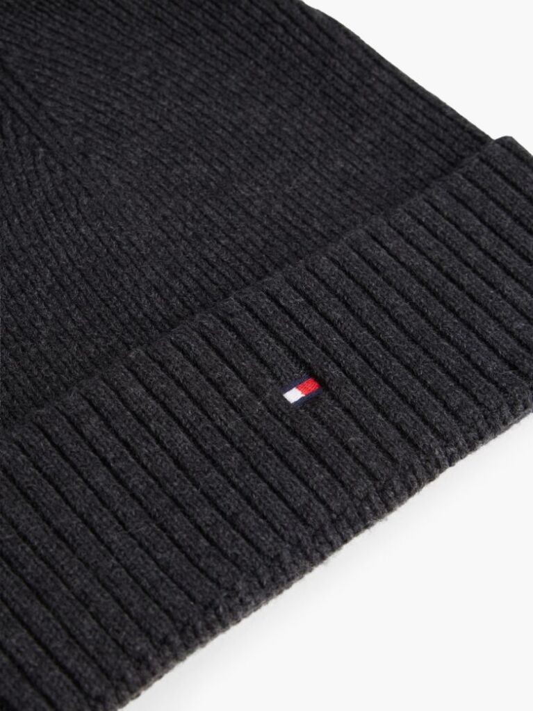 Gri Caciula Cu Casmir Hilfiger Flag   Barbati