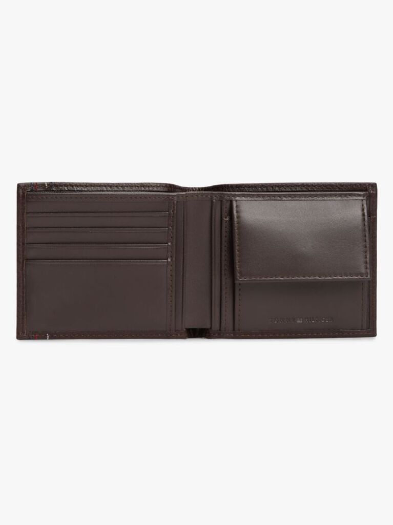 Maro Portofel Bifold Din Piele Cu Compartimente Pentru Carduri Si Monede  Barbati