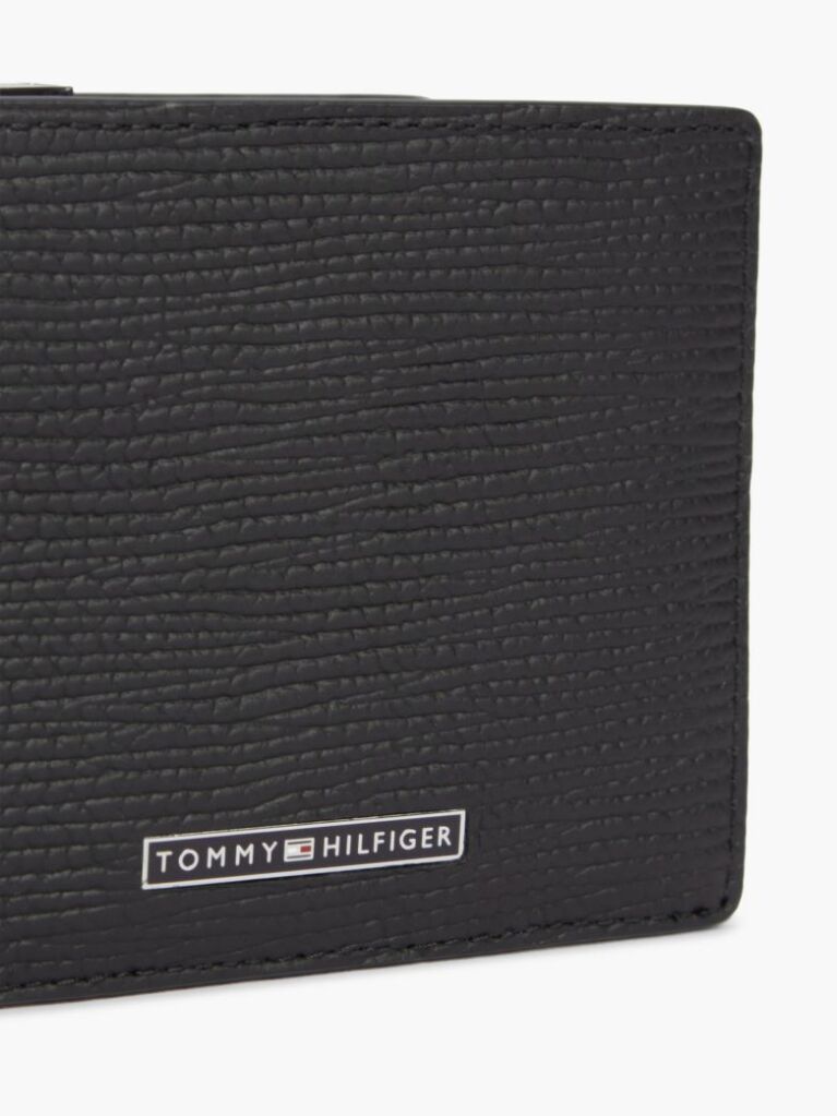 Negru Portofel Bifold TH Business Din Piele  Barbati