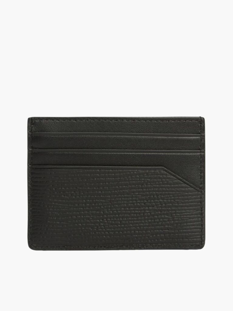 Negru Portcard TH Business Din Piele  Barbati