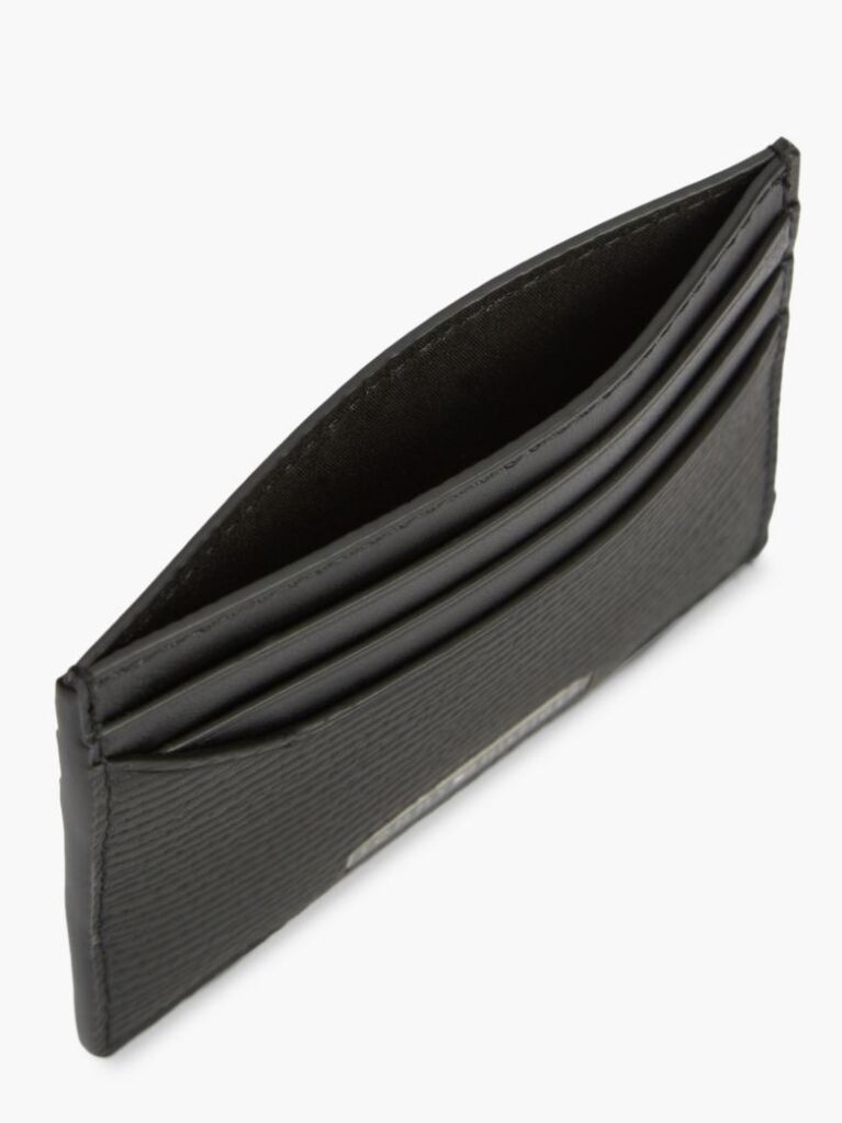 Negru Portcard TH Business Din Piele  Barbati