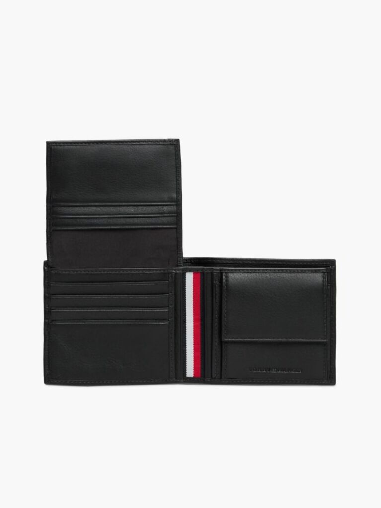 Negru Portofel Casual Bifold Din Piele  Barbati