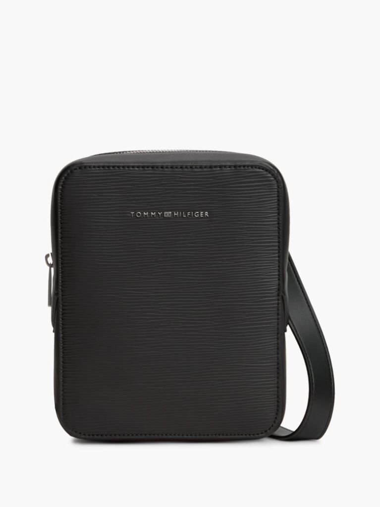 Negru Bag Geanta Reporter Crossbody TH Business   Barbati