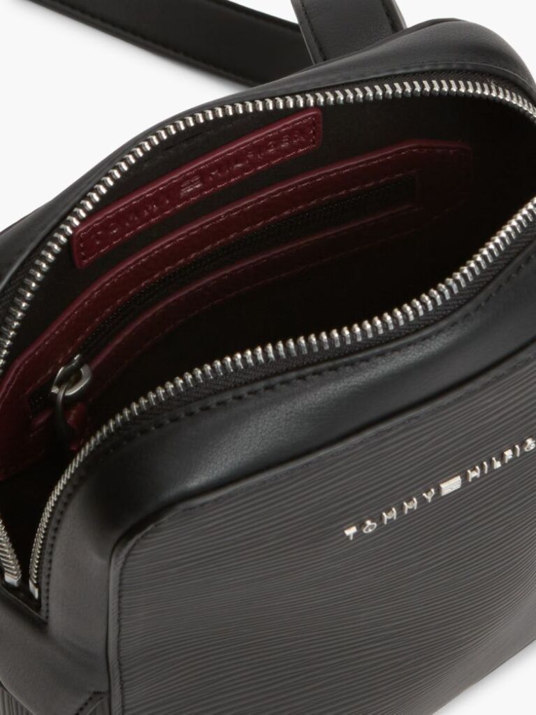 Negru Bag Geanta Reporter Crossbody TH Business   Barbati