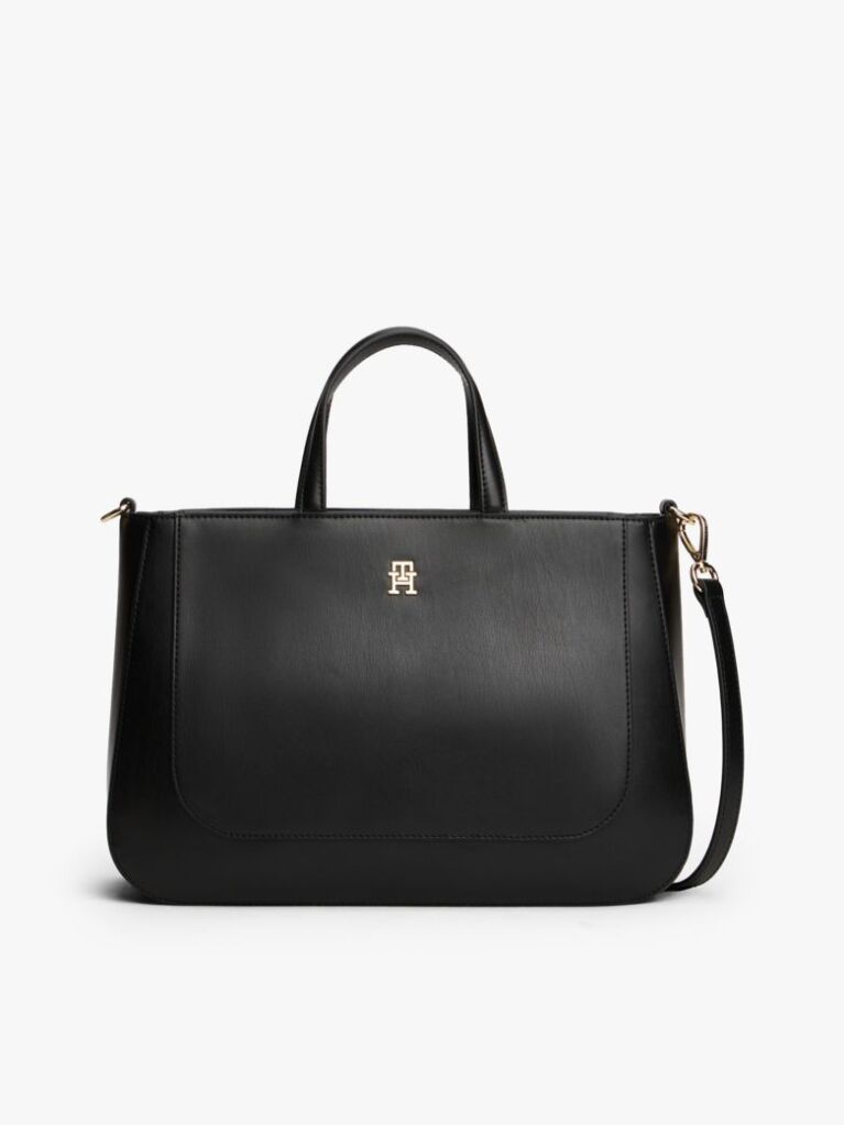 Black TH Glam Satchel Bag  Women