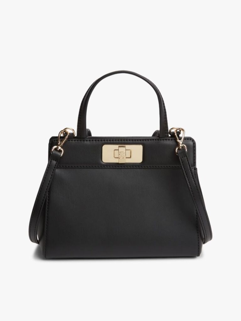 Black Modern Crossbody Satchel  Women