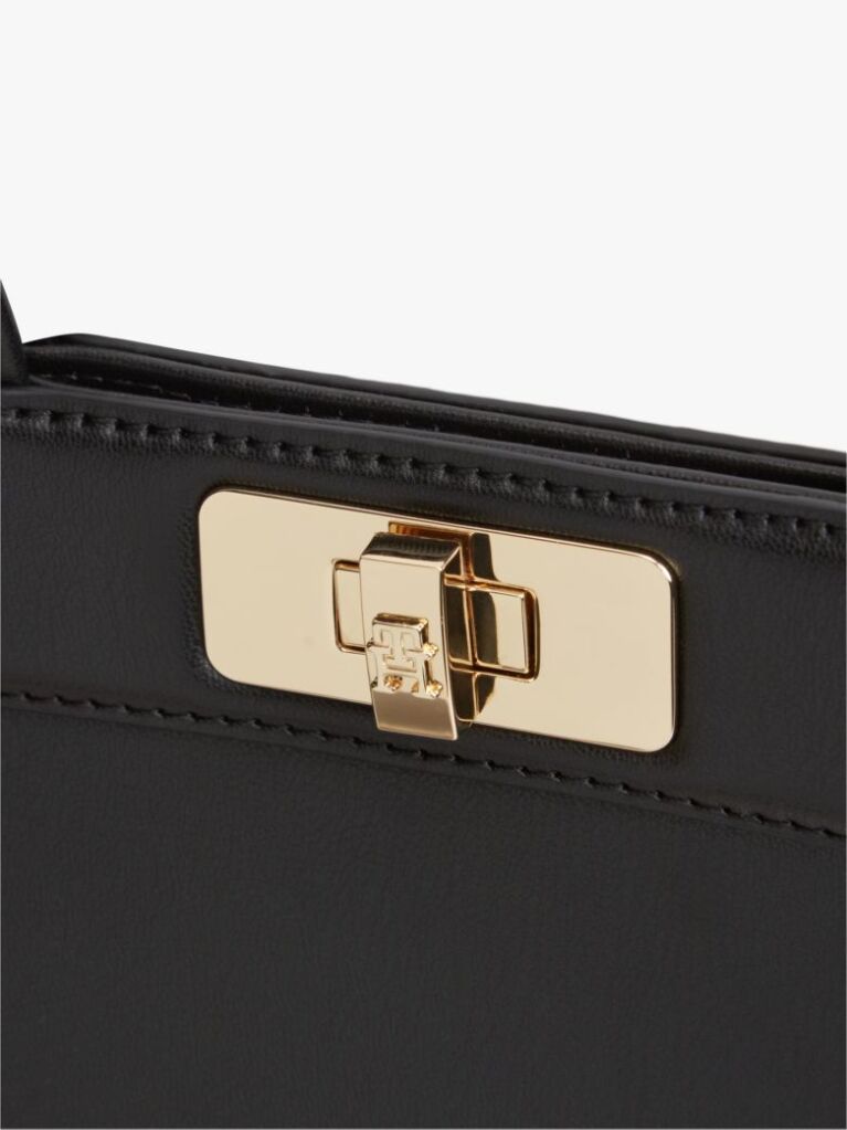 Black Modern Crossbody Satchel  Women