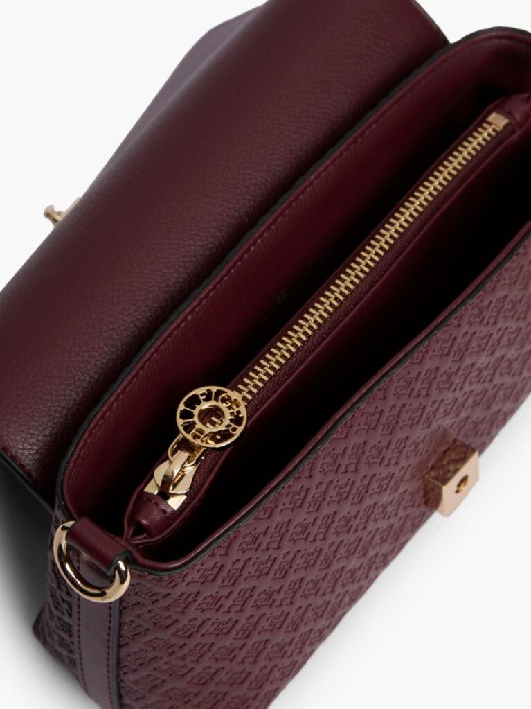 Red Hilfiger Icon Convertible Crossbody Bag  Women