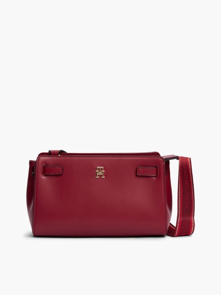 Rosu Geanta Crossbody Cu Monograma TH  Femei