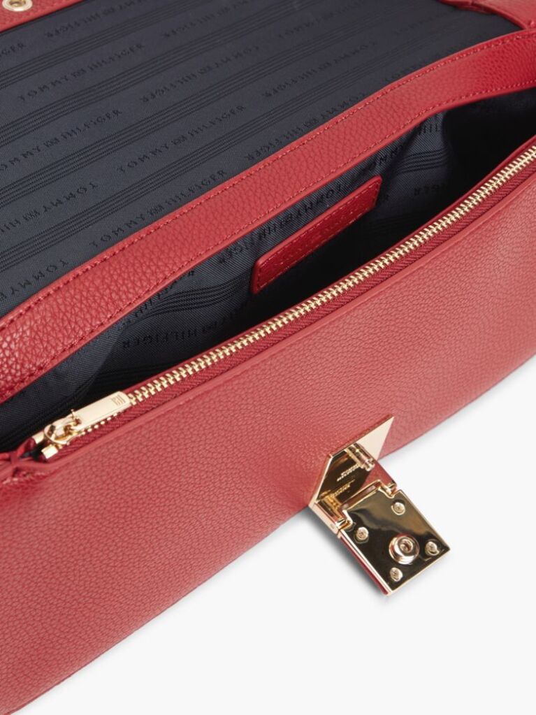 Rosu Geanta Clutch Heritage Cu Monograma TH  Femei