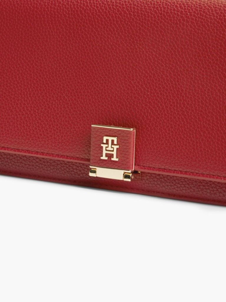 Rosu Geanta Clutch Heritage Cu Monograma TH  Femei