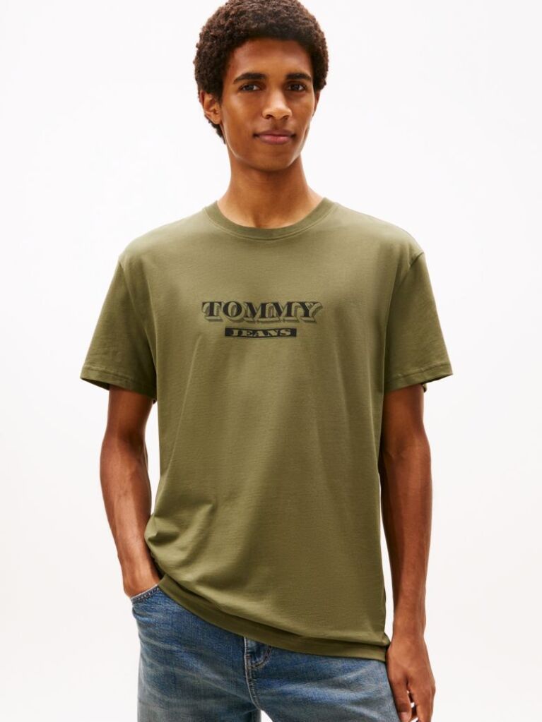 Green Regular Logo Back Graphic Sweatshirt  Men