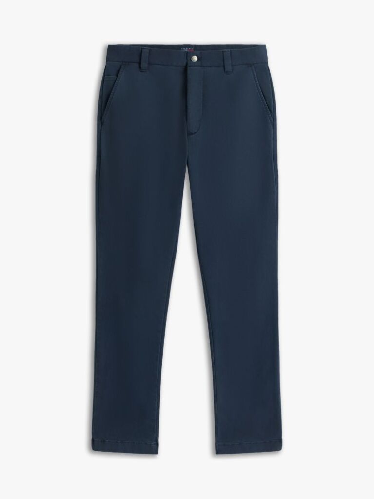 Blue Scanton Chino Twill Cu Croiala Slim  Barbati