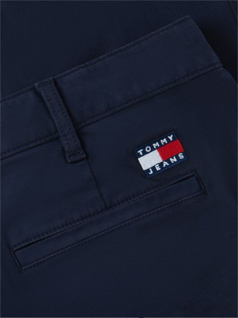 Blue Scanton Chino Twill Cu Croiala Slim  Barbati