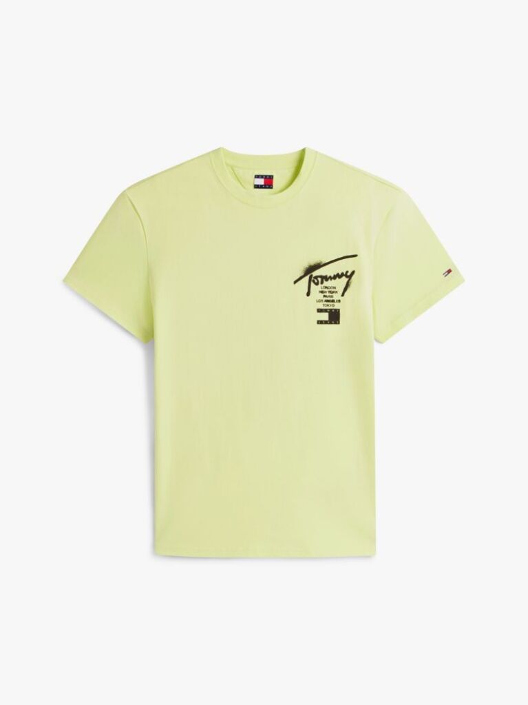 Verde Tricou Cu Logo Pe Spate  Barbati