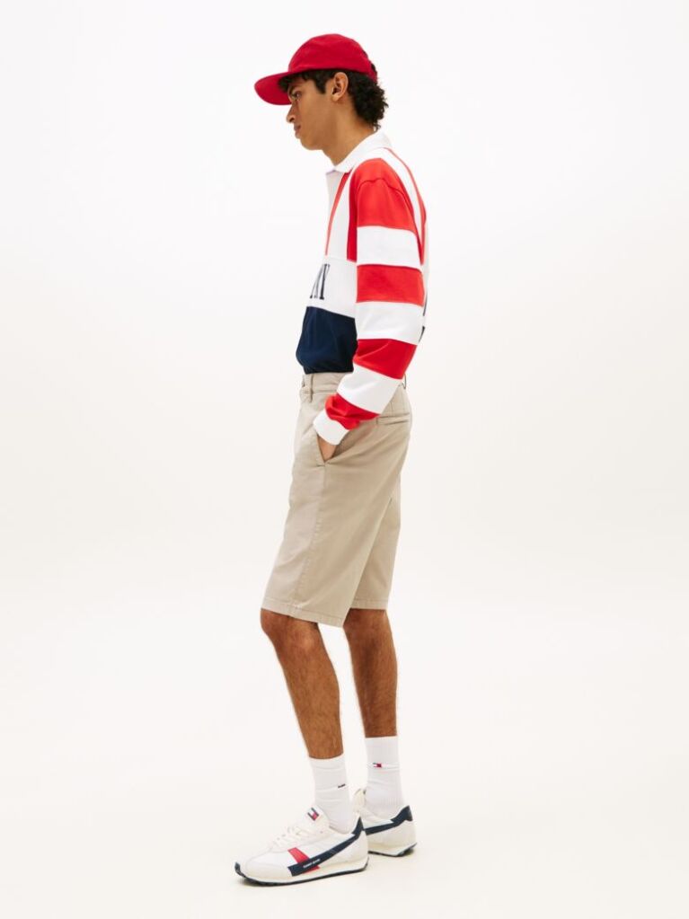 Beige Otis Twill Chino Shorts  Men