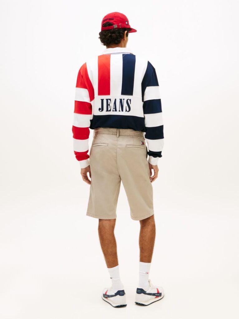Beige Otis Twill Chino Shorts  Men