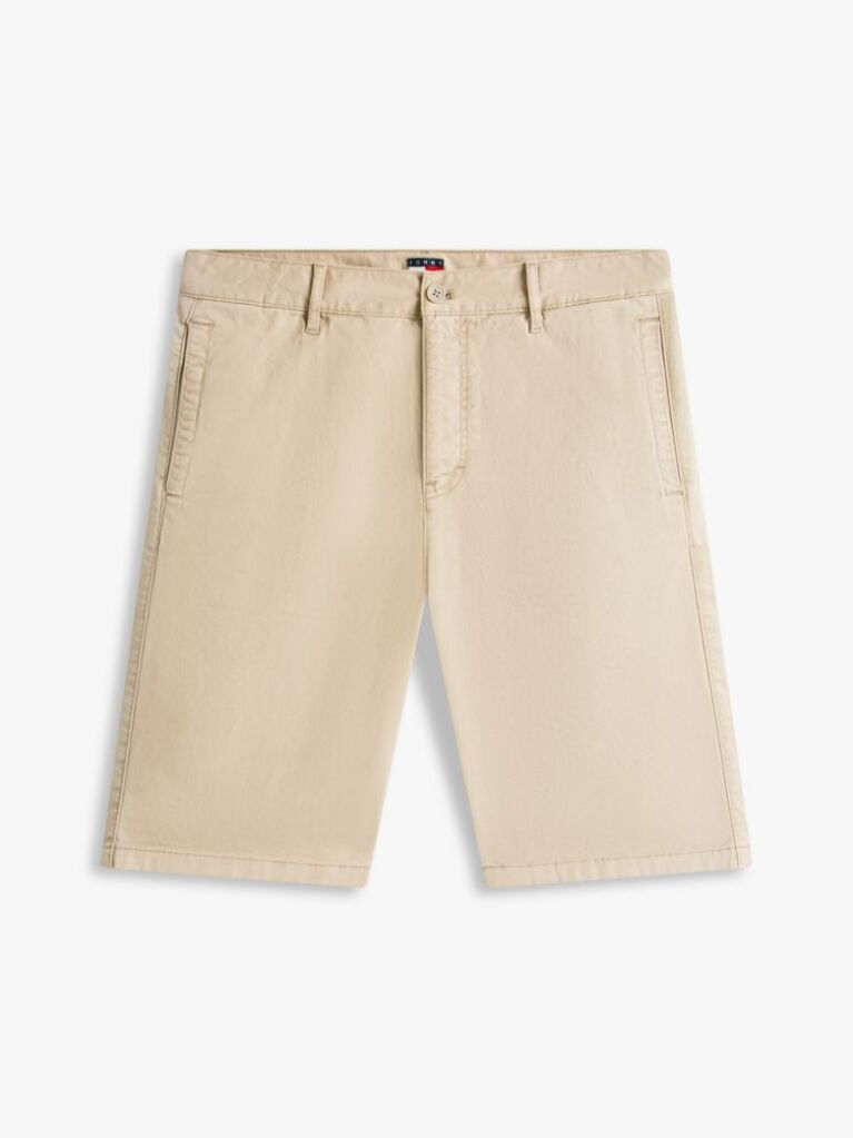 Beige Otis Twill Chino Shorts  Men