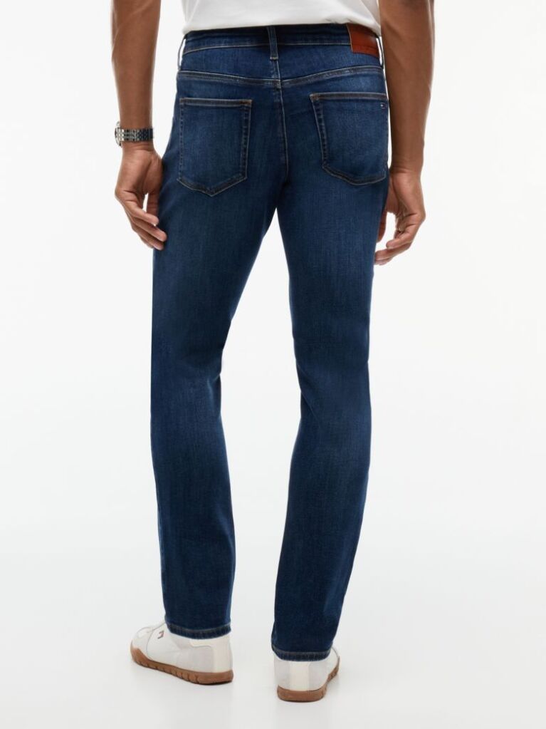 Denim Blugi Scanton Cu Croiala Slim Whiskered  Barbati