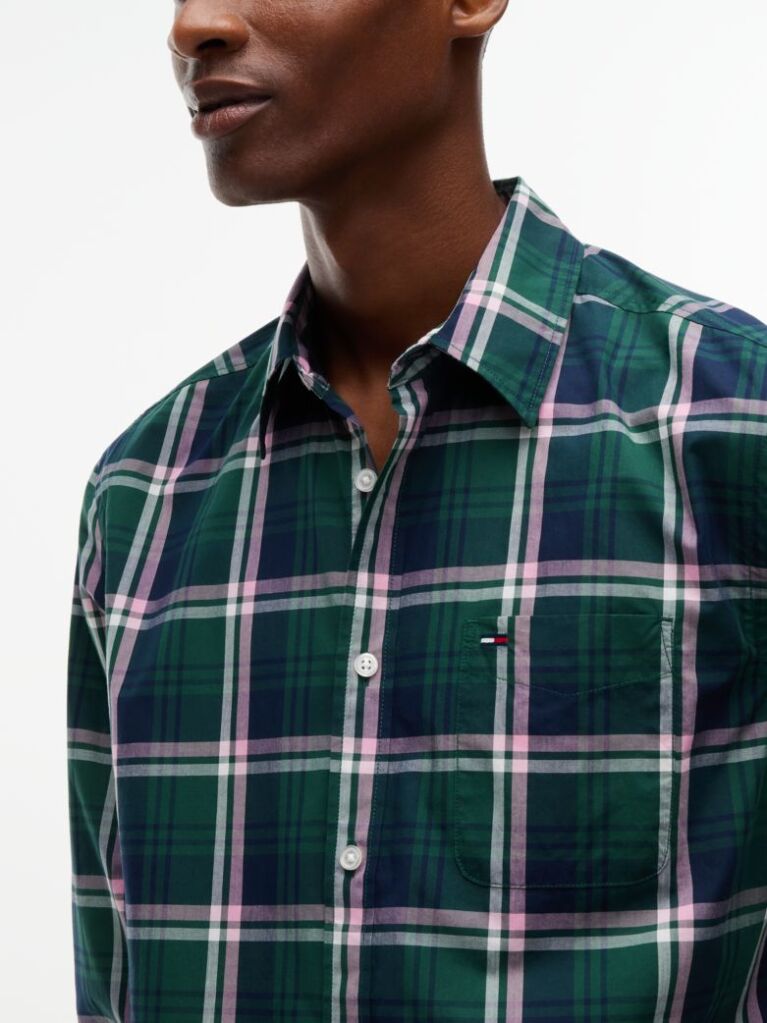 Multi Camasa Din Poplin Cu Croiala Regular  Barbati